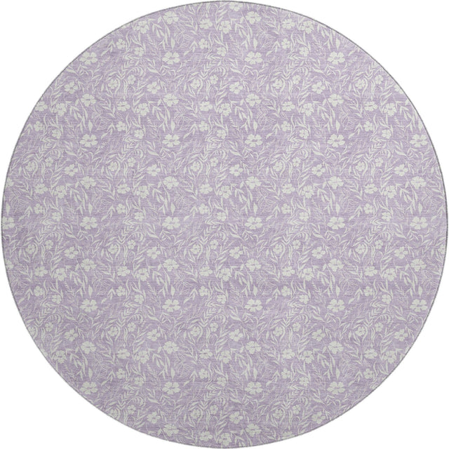 Dalyn Soft Essentials SE4 Lavender Rug round rug