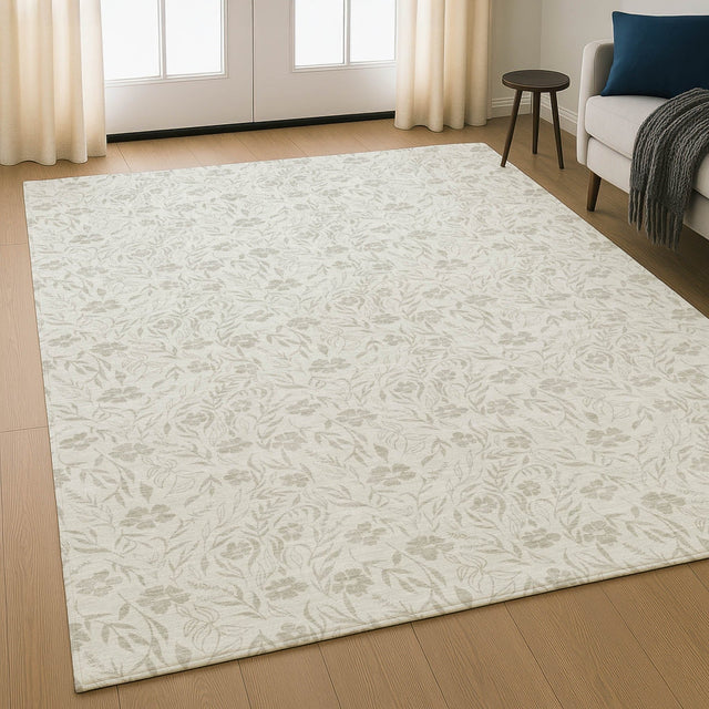 Dalyn Soft Essentials SE4 Linen Rug shown in a room