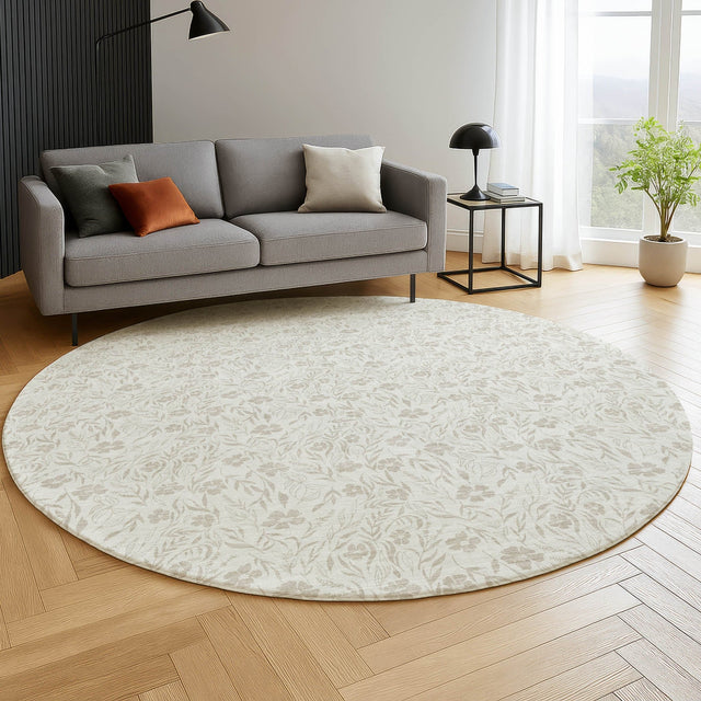 Dalyn Soft Essentials SE4 Linen Rug shown in a room