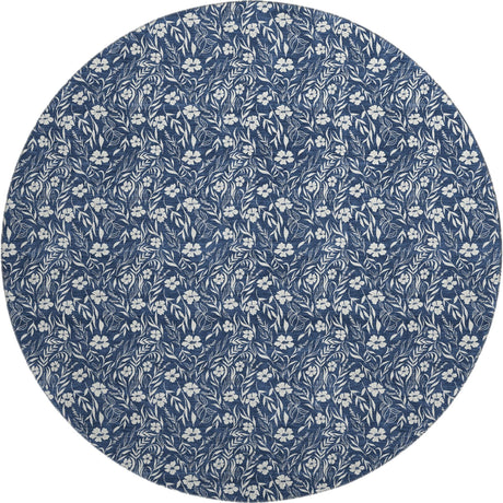 Dalyn Soft Essentials SE4 Navy Rug round rug