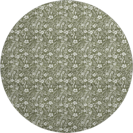Dalyn Soft Essentials SE4 Olive Rug round rug