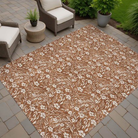 Dalyn Soft Essentials SE4 Paprika Rug outdoor lifestyle image