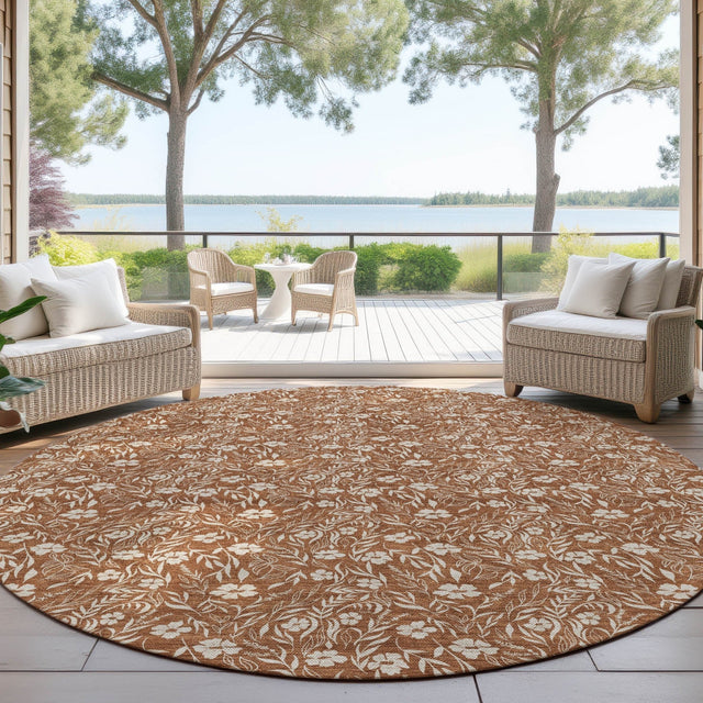 Dalyn Soft Essentials SE4 Paprika Rug outdoor lifestyle image