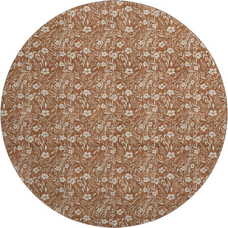 Dalyn Soft Essentials SE4 Paprika Rug round rug