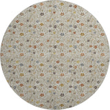 Dalyn Soft Essentials SE4 Pearl Rug round rug