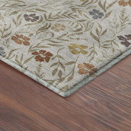 Dalyn Soft Essentials SE4 Pearl Rug corner detail