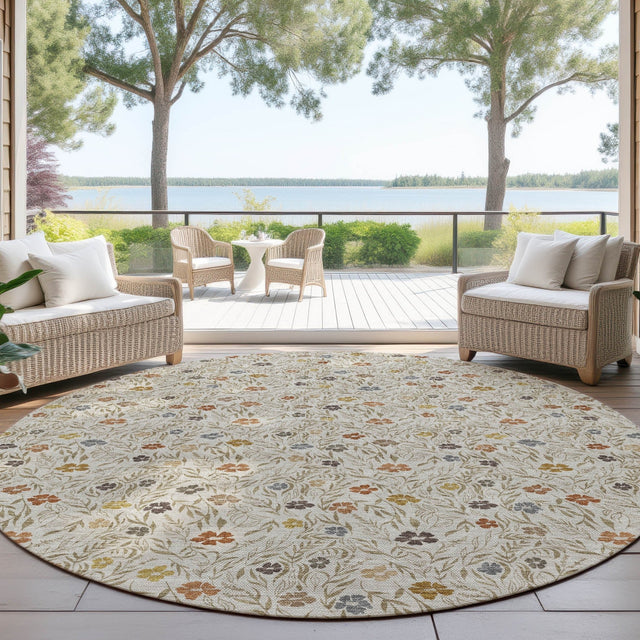 Dalyn Soft Essentials SE4 Pearl Rug outdoor lifestyle image