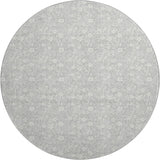 Dalyn Soft Essentials SE4 Silver Rug round rug