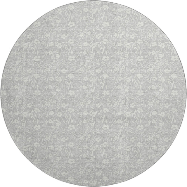 Dalyn Soft Essentials SE4 Silver Rug round rug