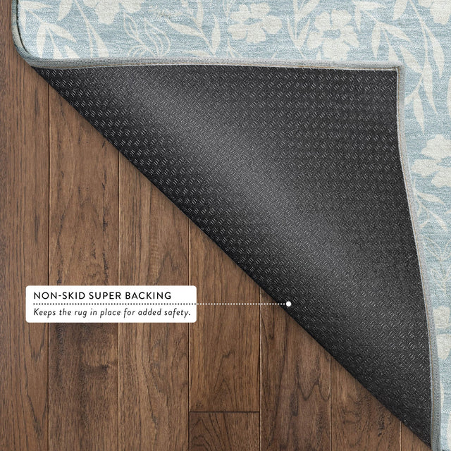 Dalyn Soft Essentials SE4 Sky Rug backing detail
