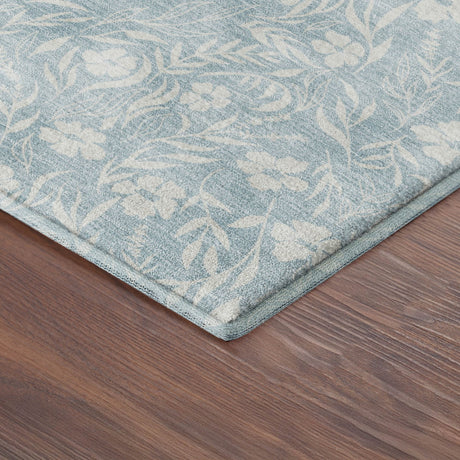 Dalyn Soft Essentials SE4 Sky Rug corner detail