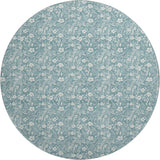 Dalyn Soft Essentials SE4 Teal Rug round rug