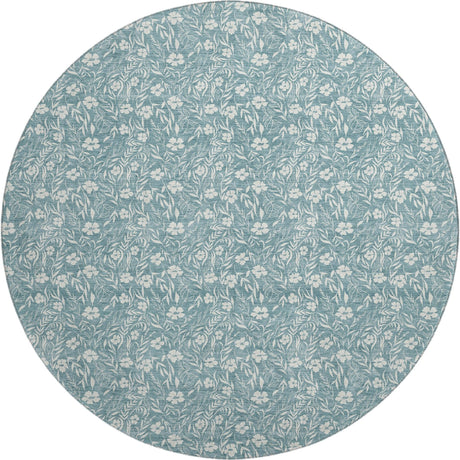 Dalyn Soft Essentials SE4 Teal Rug round rug