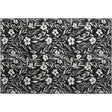 Dalyn Soft Essentials SE4 Transitional Machine Made Black Rug