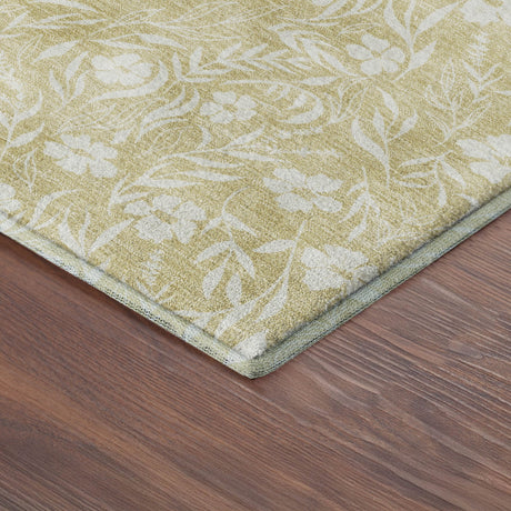 Dalyn Soft Essentials SE4 Wheat Rug corner detail