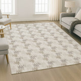 Dalyn Soft Essentials SE5 Beige Rug shown in a room