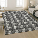 Dalyn Soft Essentials SE5 Black Rug shown in a room