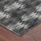 Dalyn Soft Essentials SE5 Black Rug corner detail