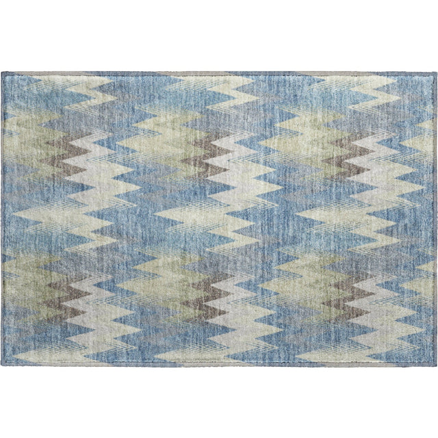 Dalyn Soft Essentials SE5 Blue Rug rectangular rug