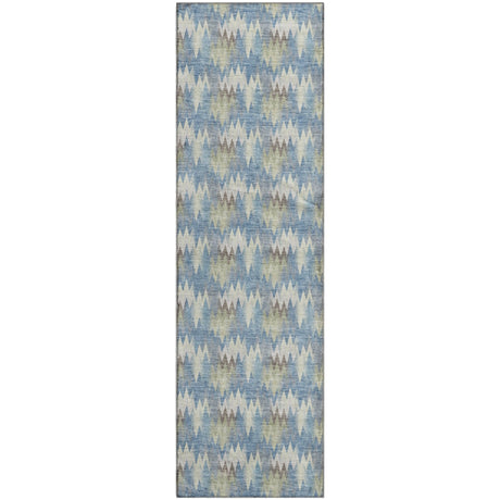 Dalyn Soft Essentials SE5 Blue Rug runner rug