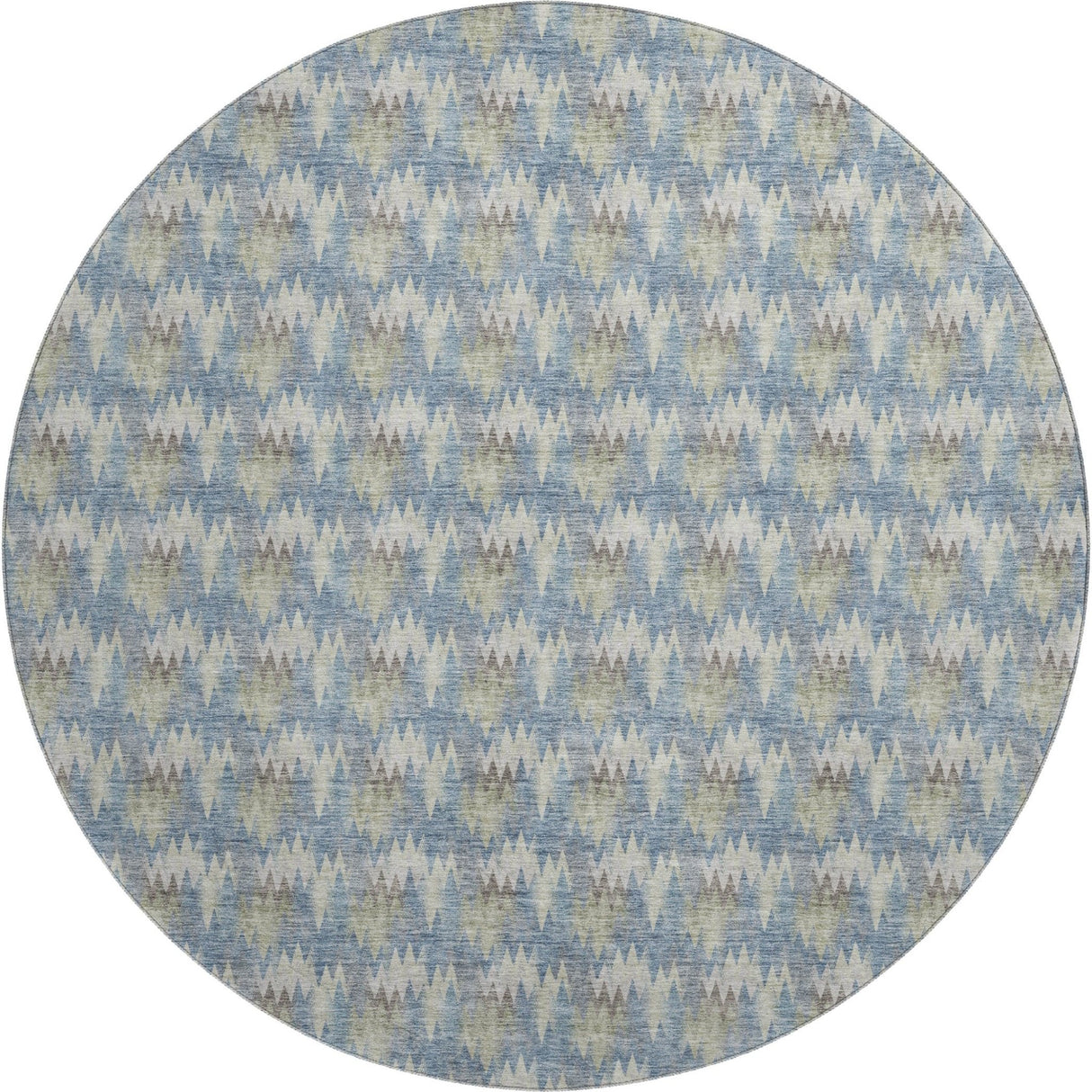 Dalyn Soft Essentials SE5 Blue Rug round rug