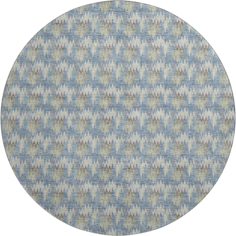 Dalyn Soft Essentials SE5 Blue Rug round rug