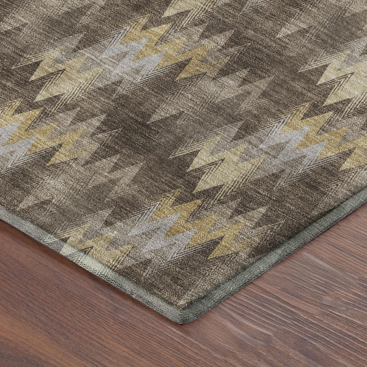 Dalyn Soft Essentials SE5 Chocolate Rug corner detail