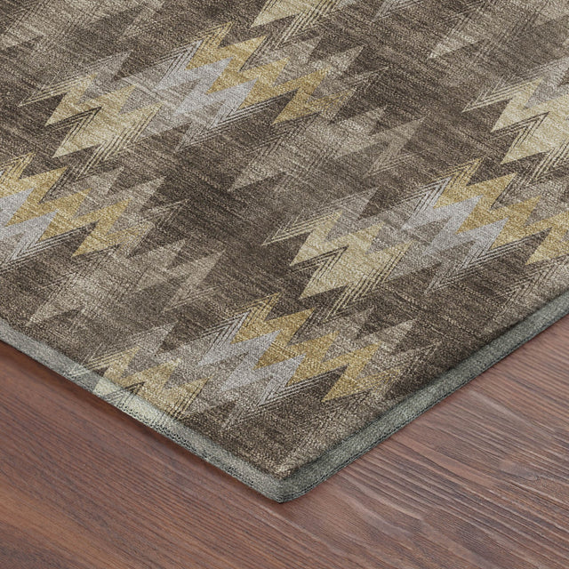 Dalyn Soft Essentials SE5 Chocolate Rug corner detail