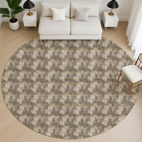 Dalyn Soft Essentials SE5 Chocolate Rug shown in a room