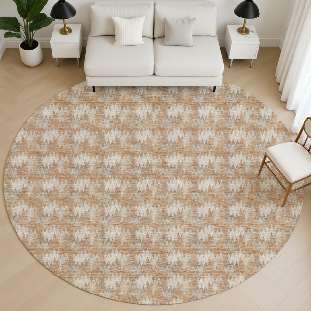 Dalyn Soft Essentials SE5 Copper Rug shown in a room