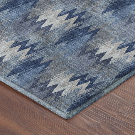Dalyn Soft Essentials SE5 Denim Rug corner detail