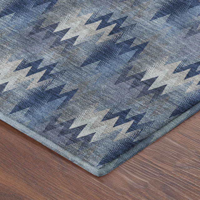 Dalyn Soft Essentials SE5 Denim Rug corner detail