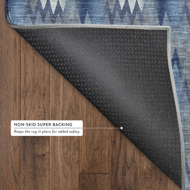 Dalyn Soft Essentials SE5 Denim Rug backing detail