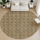 Dalyn Soft Essentials SE5 Earth Rug shown in a room