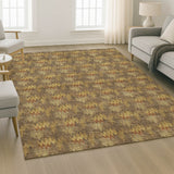 Dalyn Soft Essentials SE5 Earth Rug shown in a room