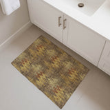 Dalyn Soft Essentials SE5 Earth Rug shown in a room