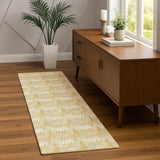 Dalyn Soft Essentials SE5 Gold Rug shown in a room