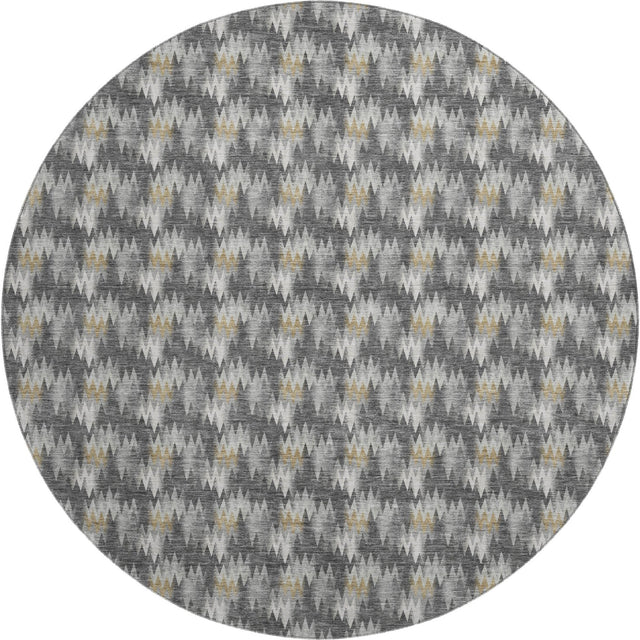 Dalyn Soft Essentials SE5 Graphite Rug round rug