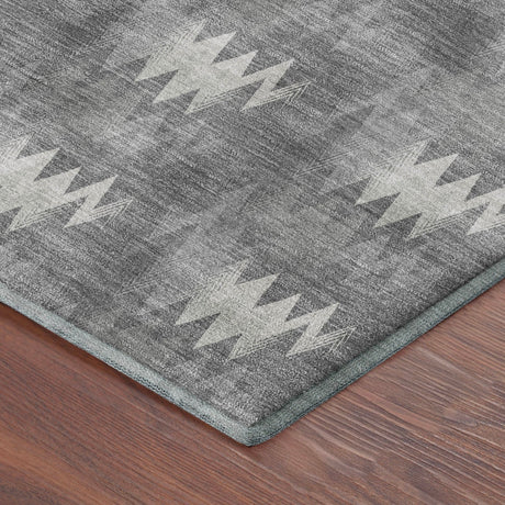 Dalyn Soft Essentials SE5 Gray Rug corner detail