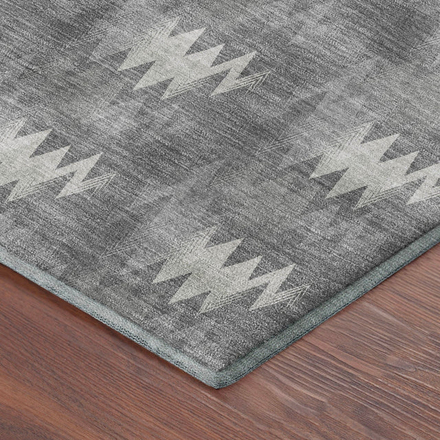 Dalyn Soft Essentials SE5 Gray Rug corner detail