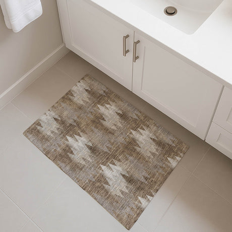 Dalyn Soft Essentials SE5 Mocha Rug shown in a room