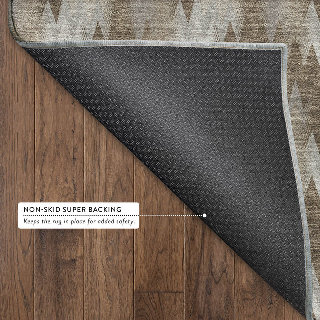 Dalyn Soft Essentials SE5 Mocha Rug backing detail