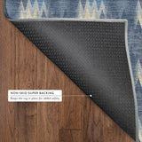 Dalyn Soft Essentials SE5 Navy Rug backing detail