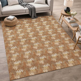 Dalyn Soft Essentials SE5 Paprika Rug shown in a room