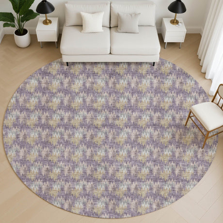 Dalyn Soft Essentials SE5 Plum Rug shown in a room