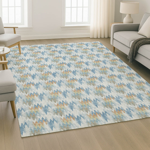 Dalyn Soft Essentials SE5 Seaside Rug shown in a room