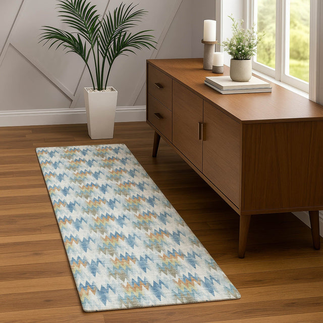 Dalyn Soft Essentials SE5 Seaside Rug shown in a room