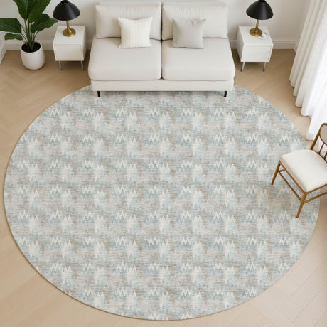 Dalyn Soft Essentials SE5 Sky Rug shown in a room