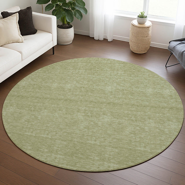 Dalyn Soft Essentials SE6 Aloe Rug shown in a room