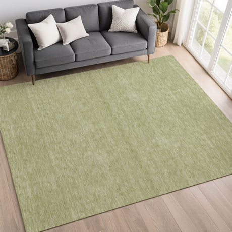 Dalyn Soft Essentials SE6 Aloe Rug shown in a room
